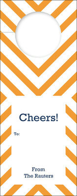 Chevron Wine Tags